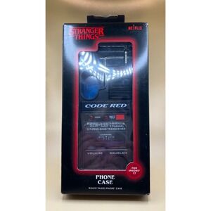 Stranger Things Walkie Talkie iPhone 17 Case Black New Netflix Code Red SZN-115